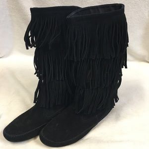 Lauren Conrad Fringe Boots